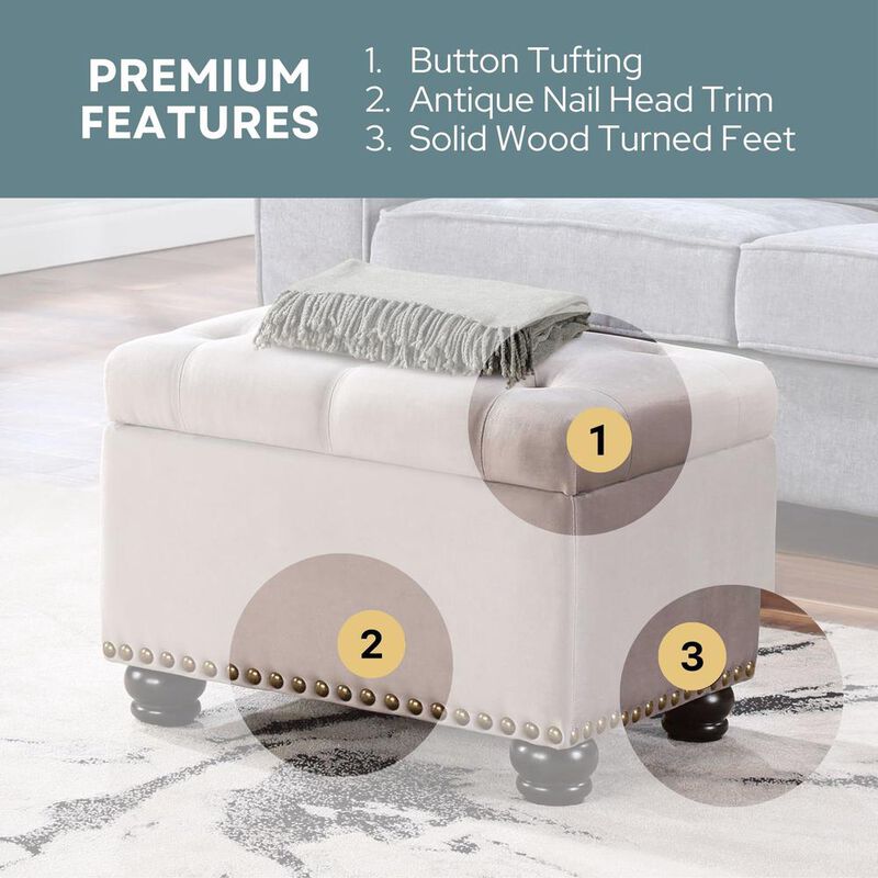Convience Concept, Inc. 5th Avenue Storage Ottoman