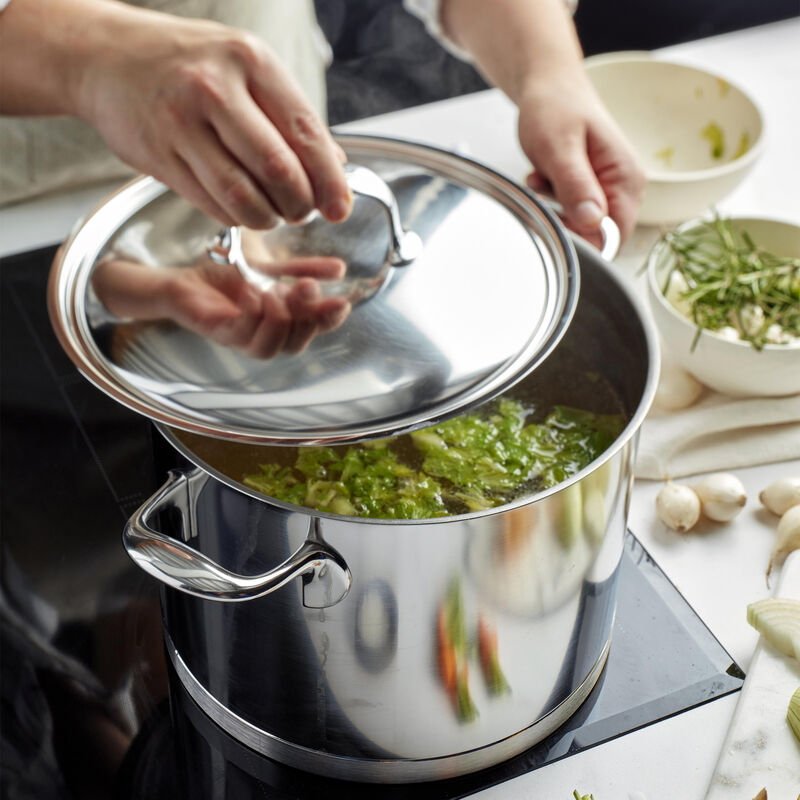 Demeyere Atlantis 8.5-qt Stainless Steel Stock Pot