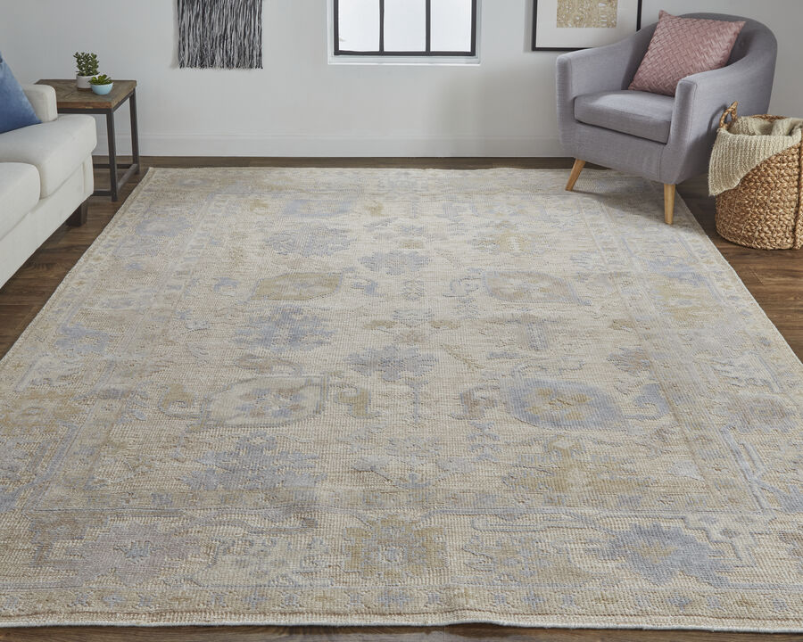 Wendover 6862F Tan/Orange/Blue 2' x 3' Rug