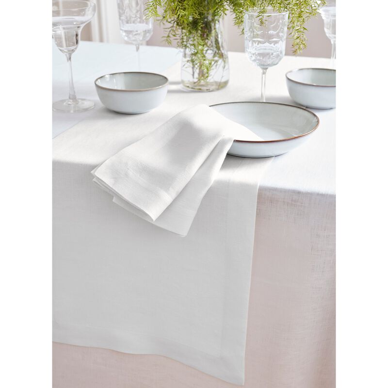 Solino Home 100% Pure Linen Table Runner | Sonoma