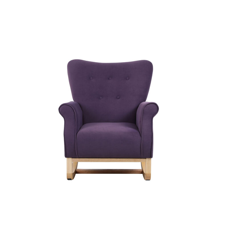 High Back Rocking Chair for Baby Room