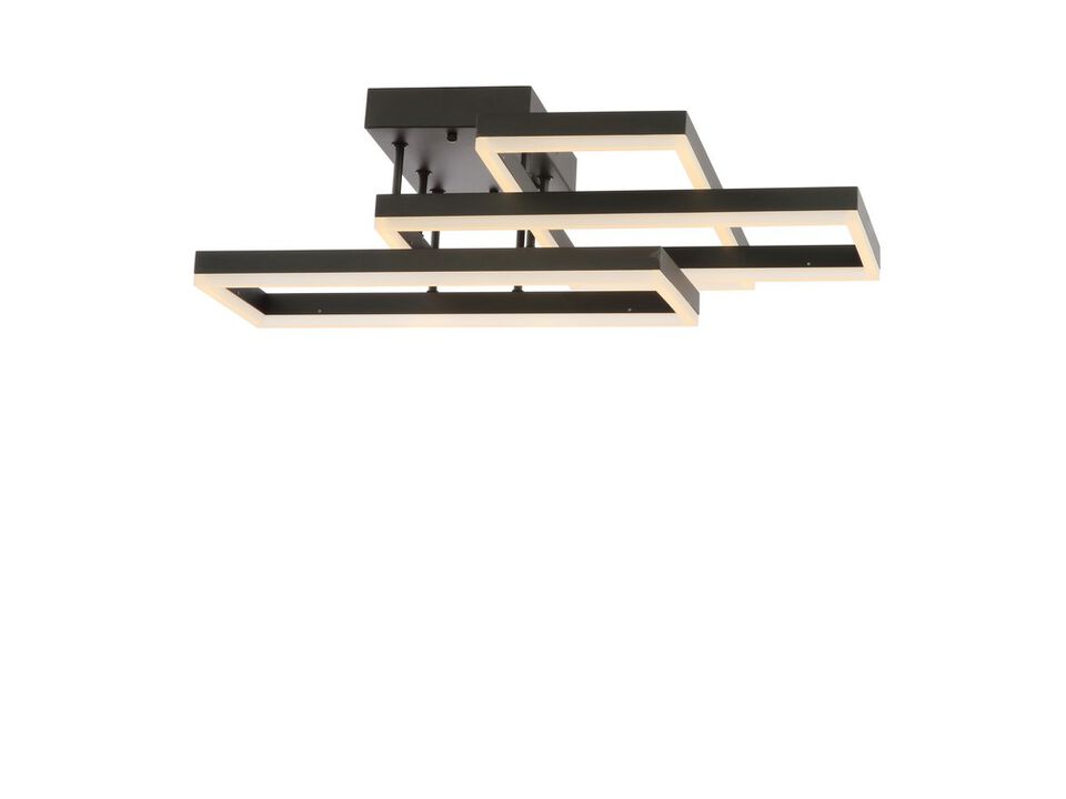 Turing Geometric Integrated LED Metal Flush Mount