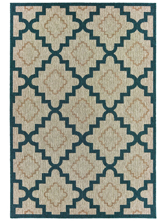 Latitude 7'10" x 10' Grey Rug
