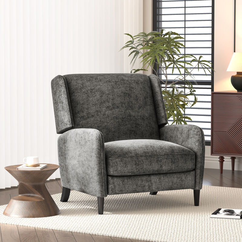 Oversized Contemporary Push-Back Recliner for Maximum Relaxation