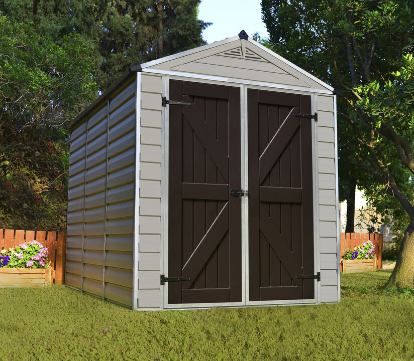 Palram - Canopia SkyLight 6' x 8' Shed - Tan