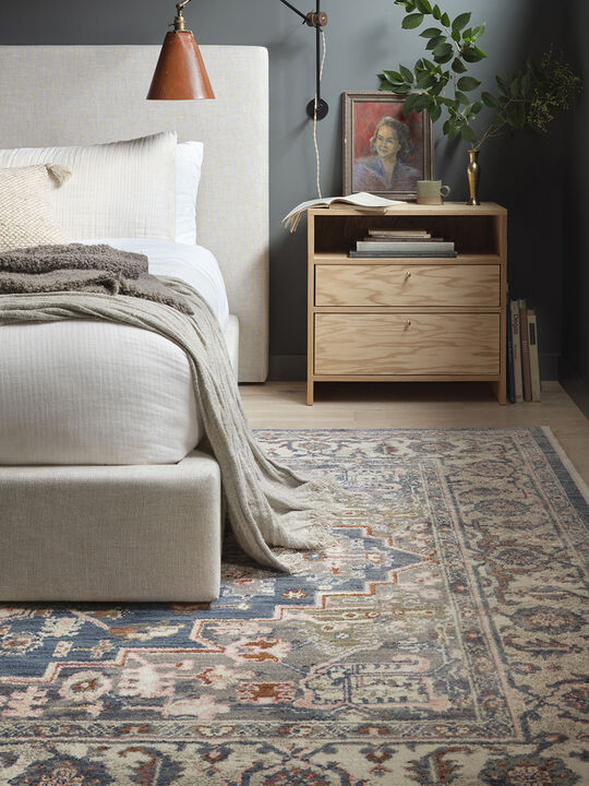 Janey Slate/Gold 11'6" x 15'6" Rug by Magnolia Home by Joanna Gaines