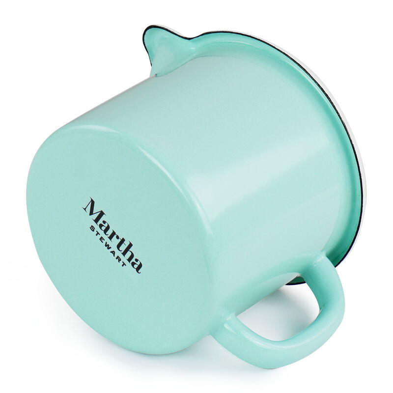 Martha Stewart 2.5 Cup Enamel on Steel Measuring Cup in Turquoise