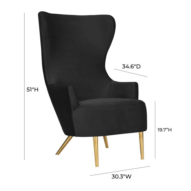 Julia Wingback Chair by Inspire Me Home Decor