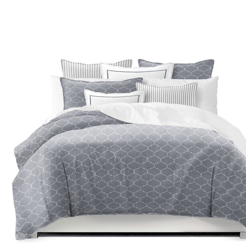 6ix Tailors Fine Linens Gazebo Pewter Duvet Cover Set