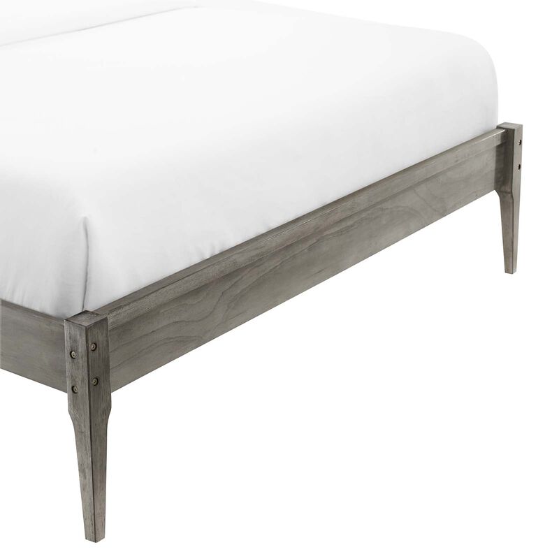 Modway - June Twin Wood Platform Bed Frame