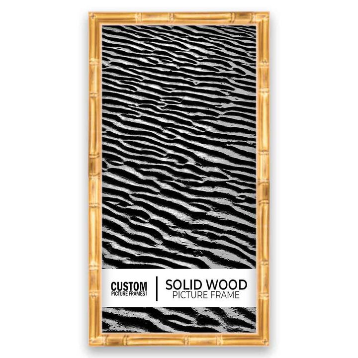 Gold Bamboo Panoramic Picture Frame