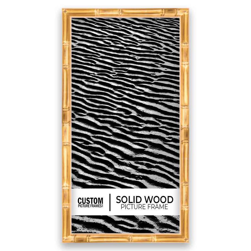 Gold Bamboo Panoramic Picture Frame