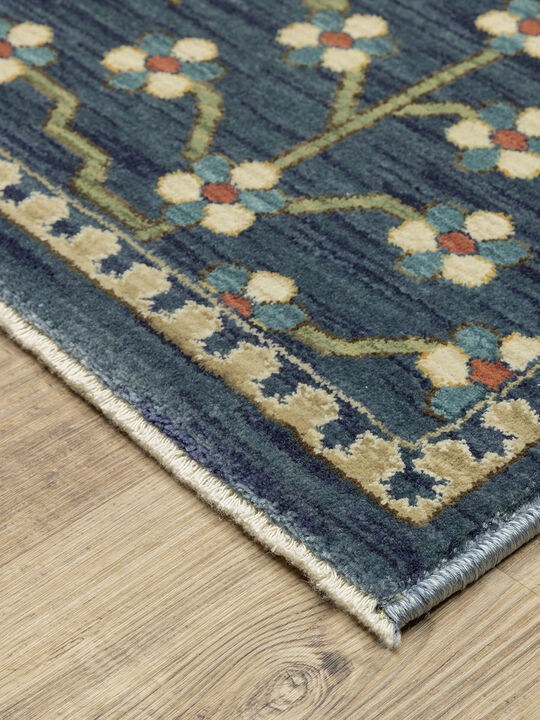 Francesca 2' x 3' Blue Rug