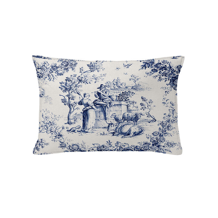 6ix Tailors Fine Linens Mason Navy Decorative Throw Pillows