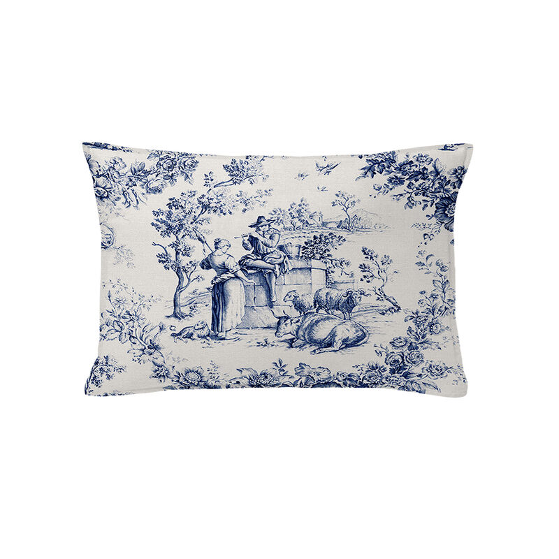 6ix Tailors Fine Linens Mason Navy Decorative Throw Pillows