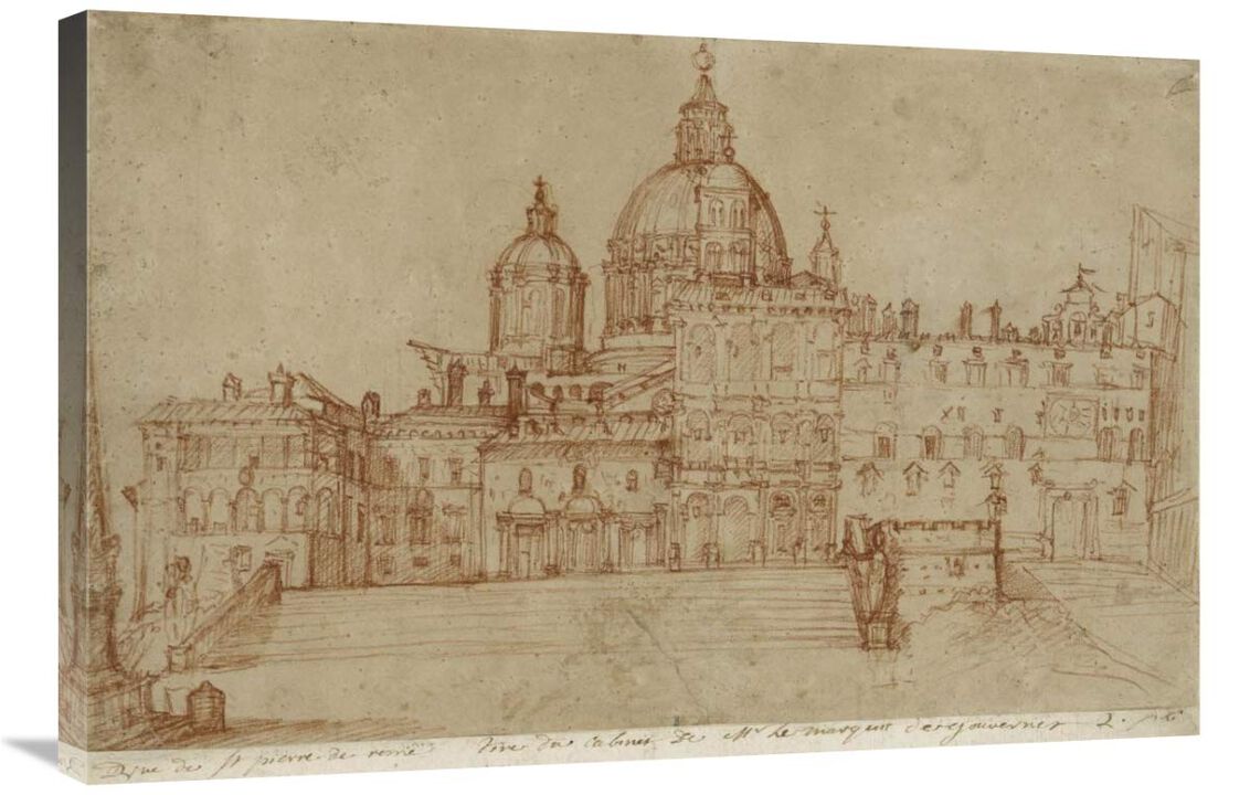 View of Saint Peters, 1603-Canvas Art-36x24