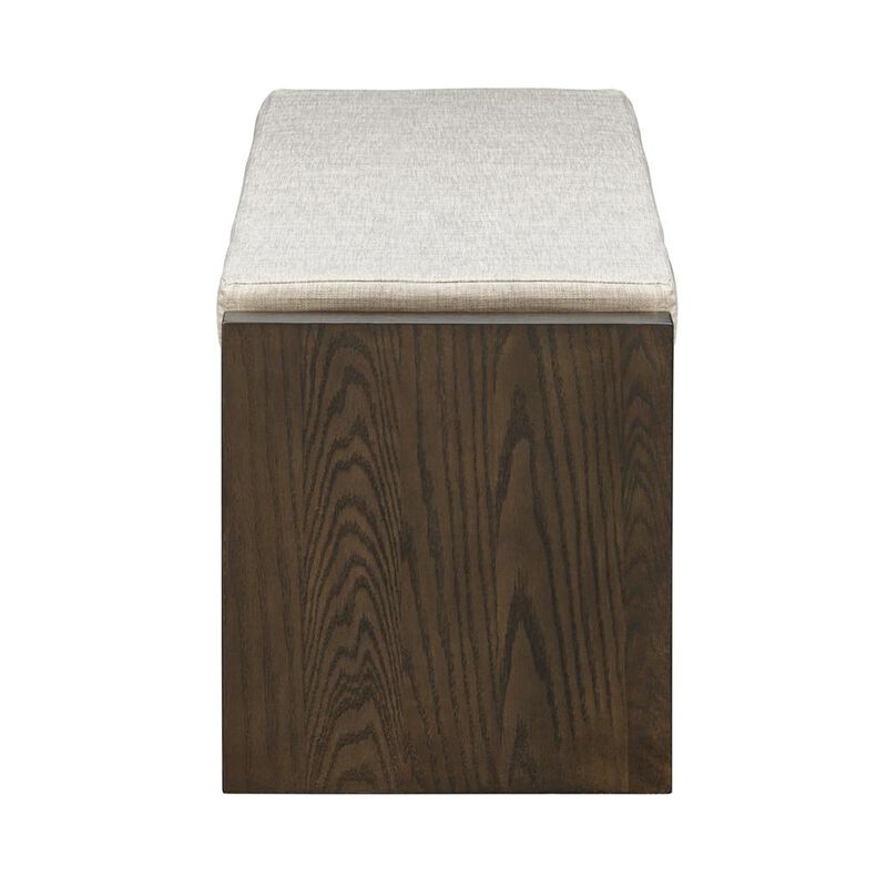 Belen Kox Accent Bench with Lower Shelf, Brown, Belen Kox