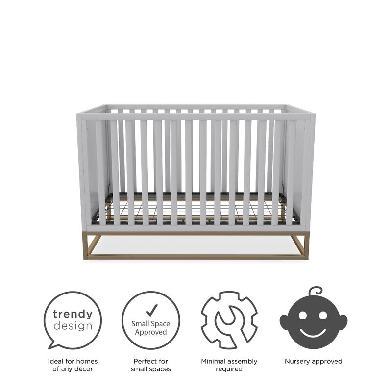 Haven 3 in 1 Metal Base Crib