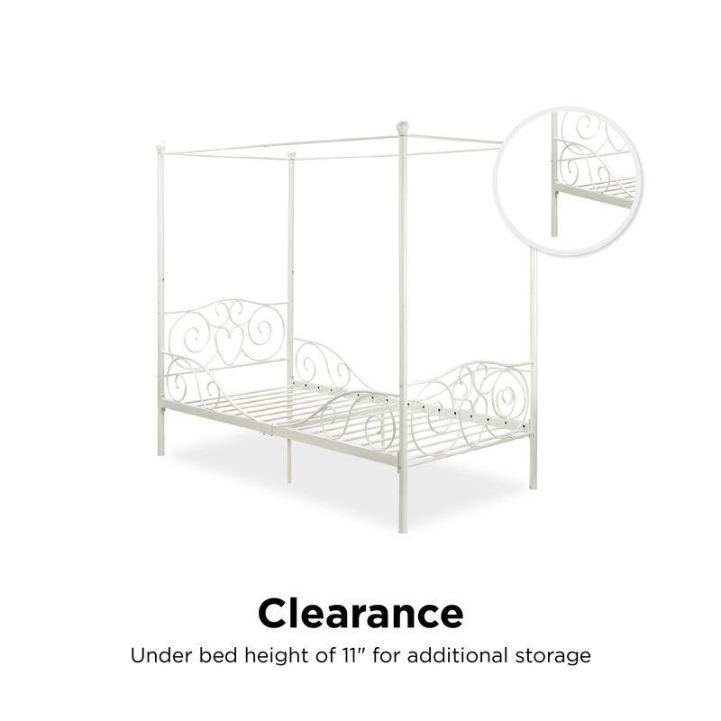 Atwater Living Whimsical Metal Canopy Bed