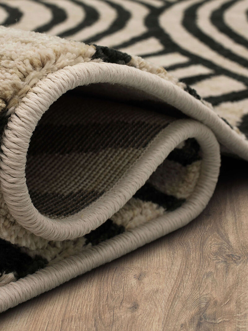 Bobby Berk by Karastan (Series 3) Remolino Onyx 5' 3" X 7' 10" Rug