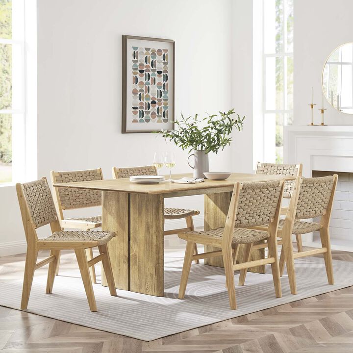 Modway - Amistad 70" Dining Table Walnut