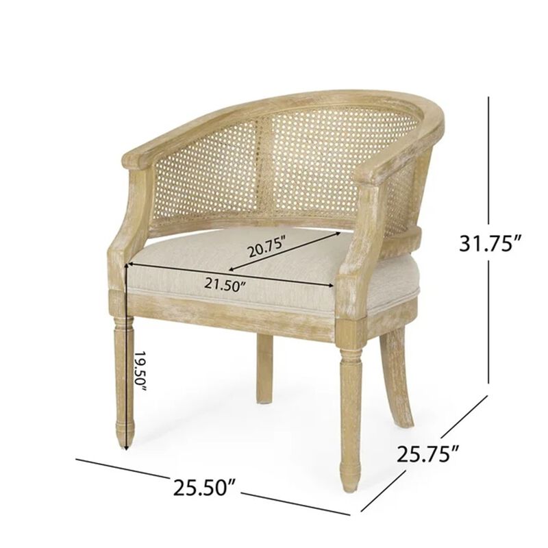 Merax Wooden Frame Accent Chair Arm Chair
