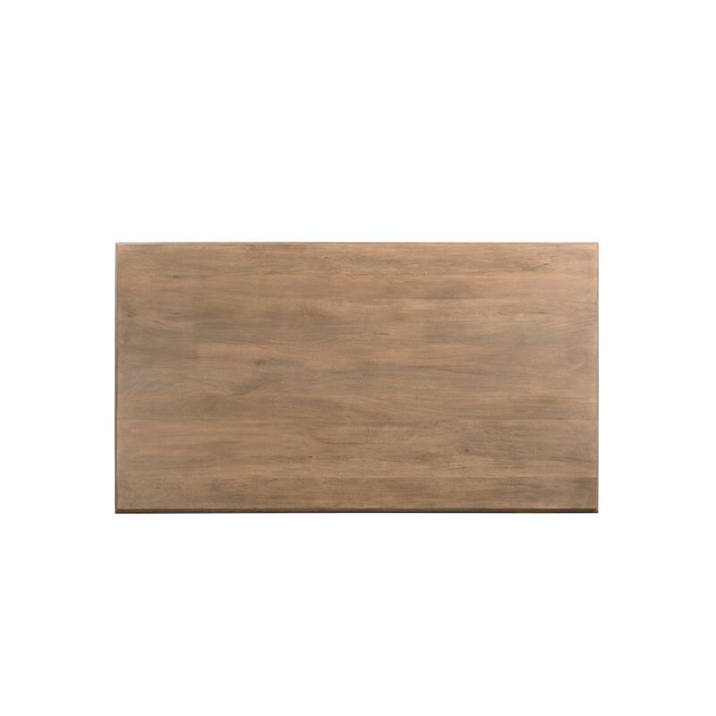 Taran Designs Adrien 96 Solid Wood Double Pedestal Dining Table