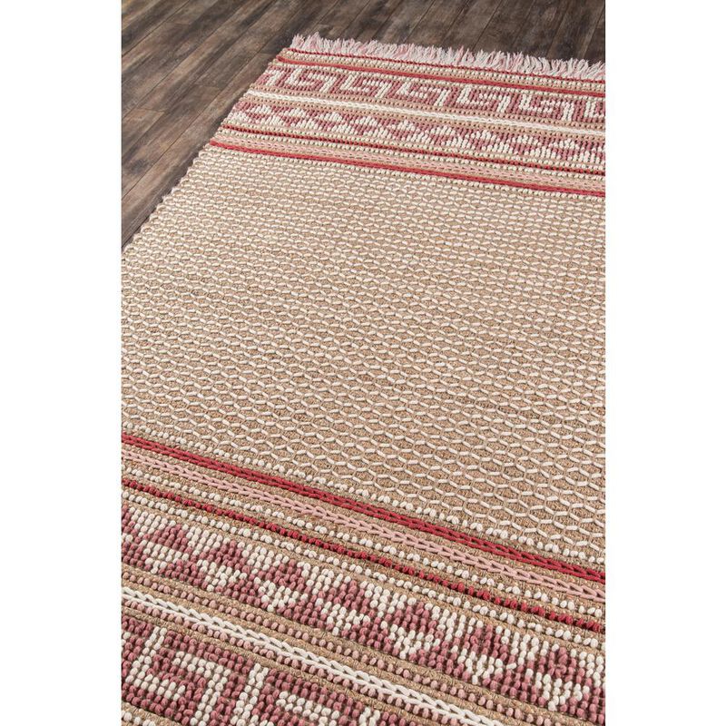 Momeni Transitional Rectangle Area Rug, Pink, 6' X 9'