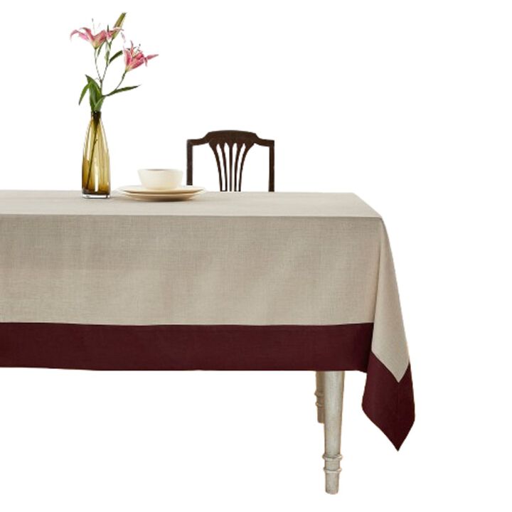 Solino Home 100% Pure Linen Tablecloth | Contempo
