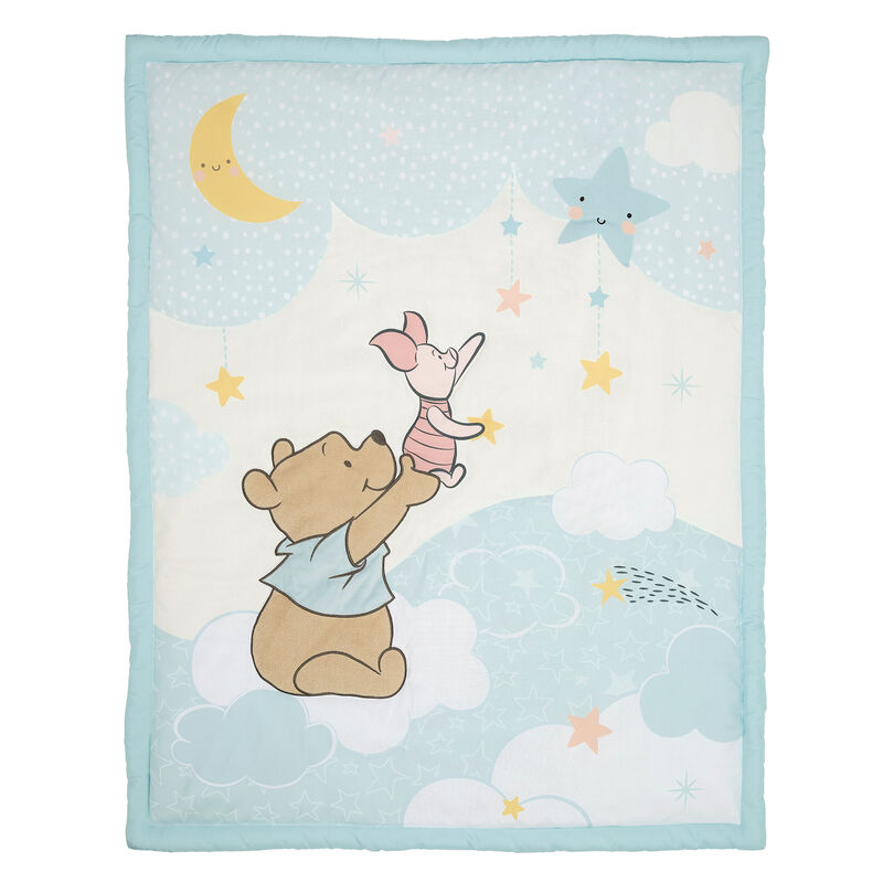 Bedtime Originals Starlight Pooh 3-Piece Crib Bedding Set - Blue, Animals