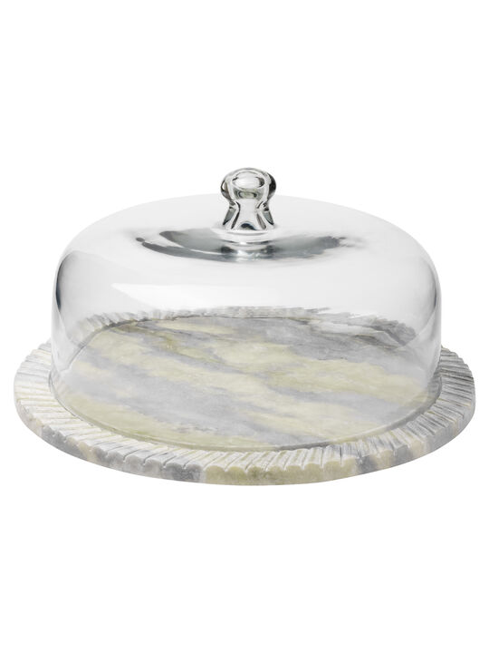 Blinq Serving Board with Cloche