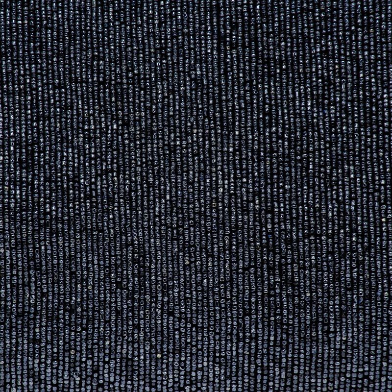 Hivvago Shimmering Metallic Blue Beaded Luxury Throw Pillow