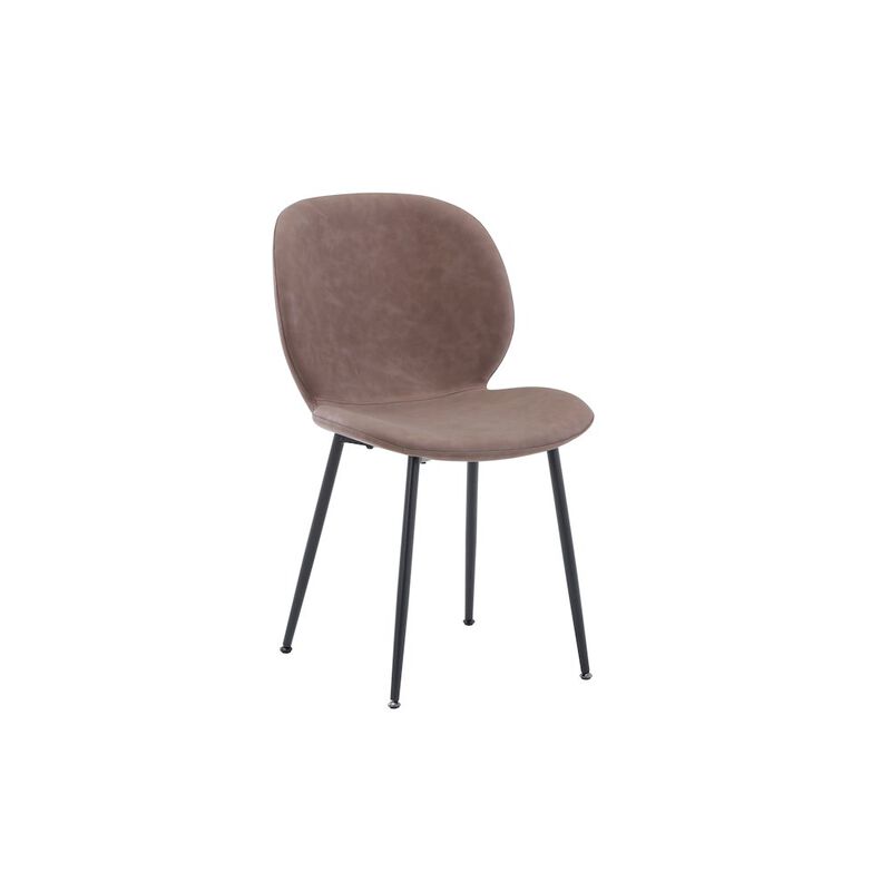 Jofran Wright Contemporary Upholstered Faux Leather Dining Chair (Set of 4)