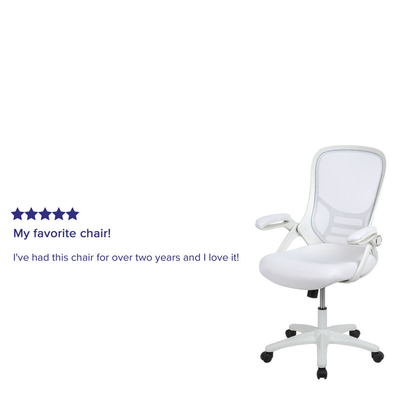 Porter High Back   Mesh Ergonomic Swivel Office Chair with Frame and Flip-up Arms