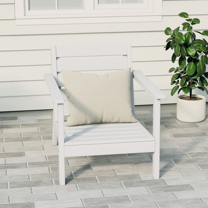 WestinTrends Outdoor Patio HDPE Deep Seating Armchair