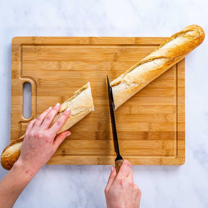 Extra Large Bamboo Cutting Board - 17x 12.5 inch Wood Cutting Board for Meat, Cheese, Veggies - Wood Serving Tray with Juice Groove and 3 Compartments