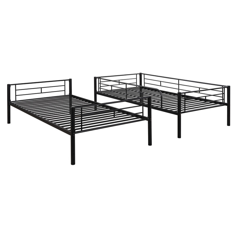 Merax Twin Over Twin Metal Bunk Bed