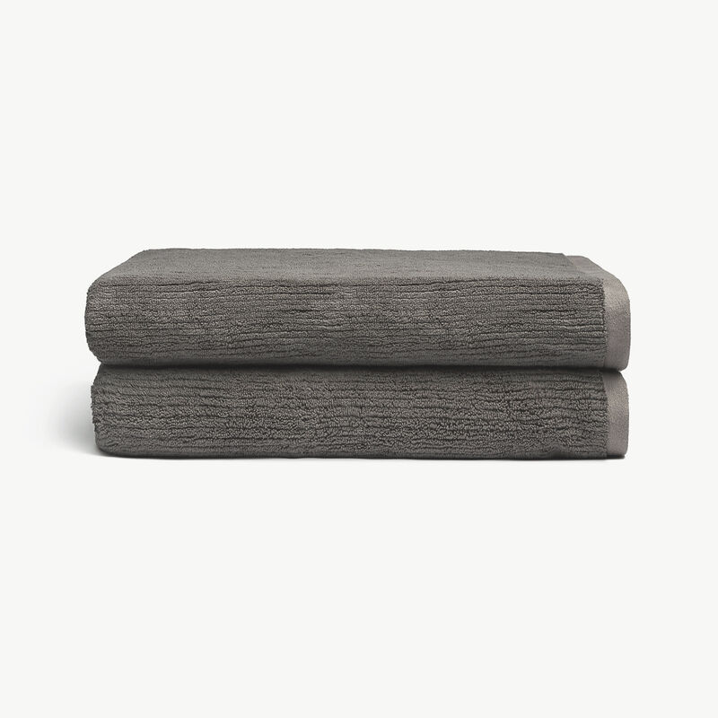 Ribbed Terry Bath Sheets