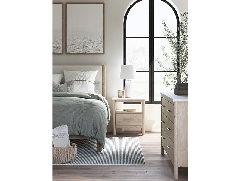 Cadmori 24" One-Drawer Charging Nightstand