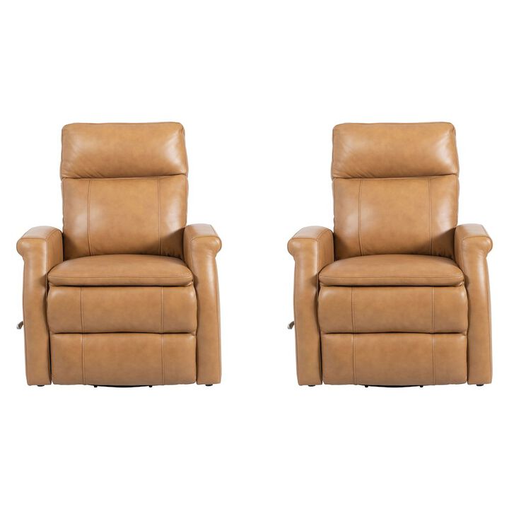 Parker Living Bristol - Russet Swivel Glider Recliner Two Pack