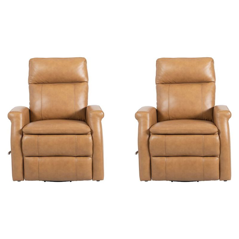 Parker Living Bristol - Russet Swivel Glider Recliner Two Pack