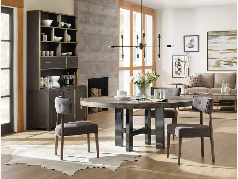 Curata Upholstered Chair In Grey