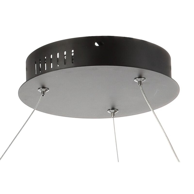 Brice 23.75″ Modern Contemporary Iron Integrated LED Pendant