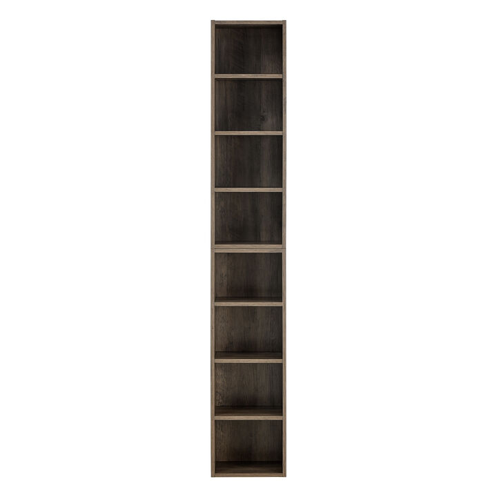 70.9 in.Tall Wood 4-Shelf Standard Bookcase with Shelves (Set of 2)