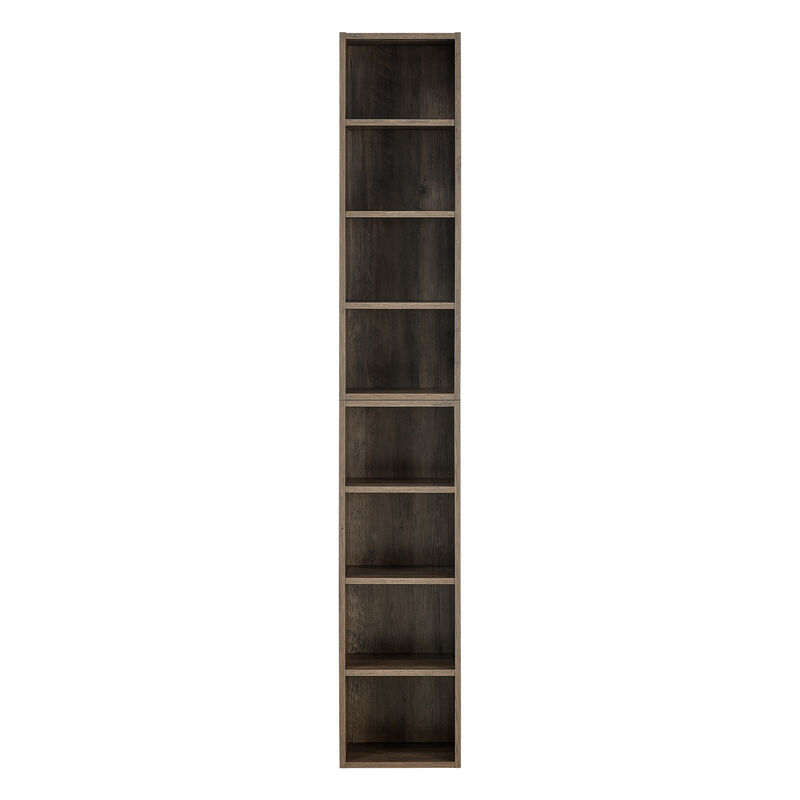 70.9 in.Tall Wood 4-Shelf Standard Bookcase with Shelves (Set of 2)