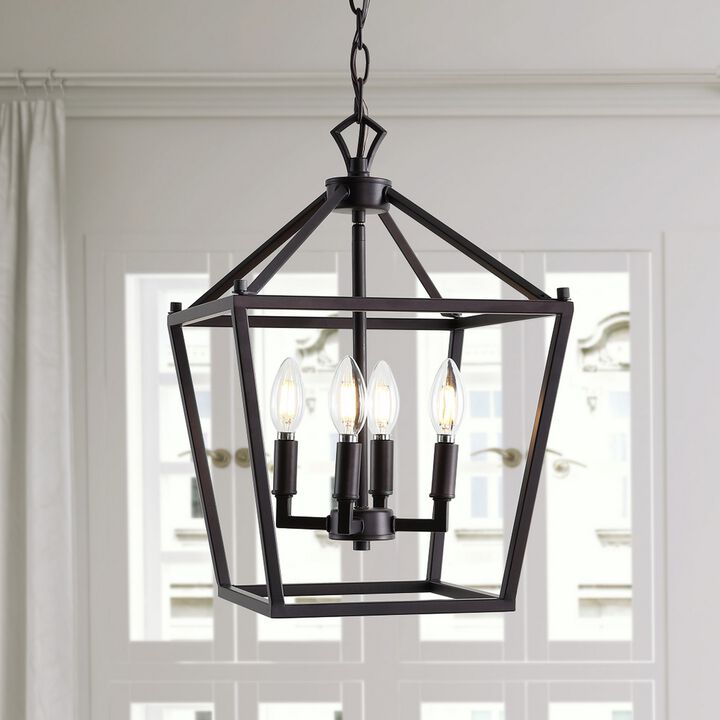 PagodaBulb Lantern Metal LED Pendant