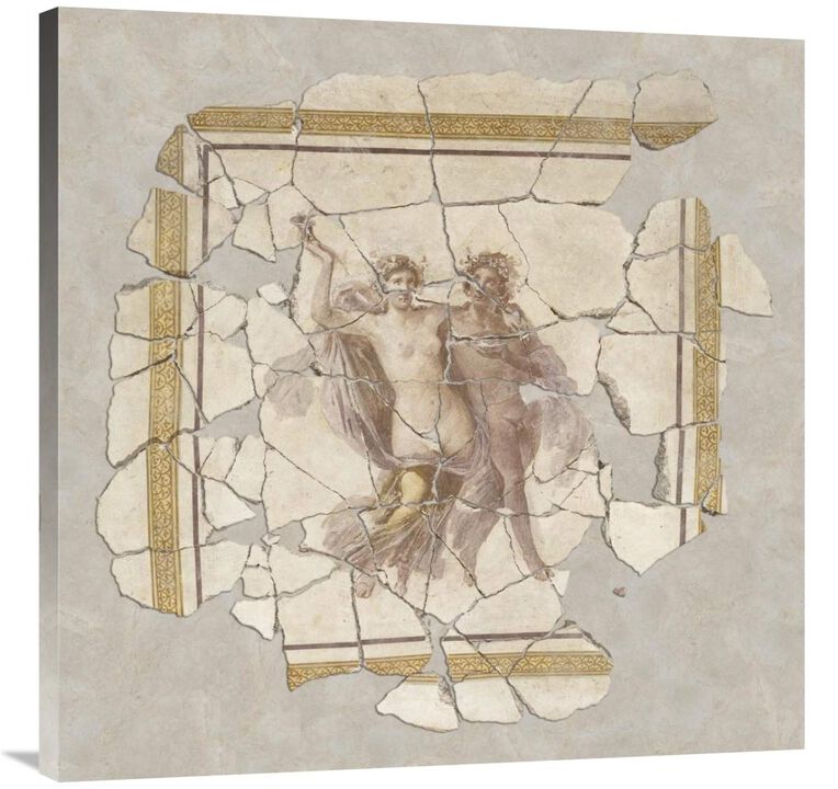 Fresco Fragment-Canvas Art-36x36