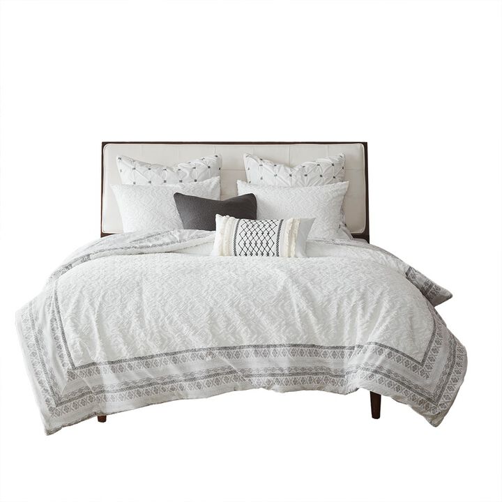 Gracie Mills Betsy Farmhouse Aztec Print Reversible Cotton Comforter Set
