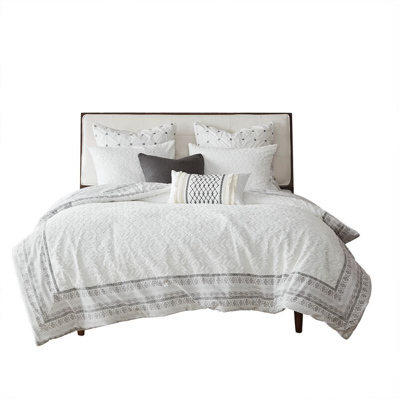 Gracie Mills Betsy Farmhouse Aztec Print Reversible Cotton Comforter Set