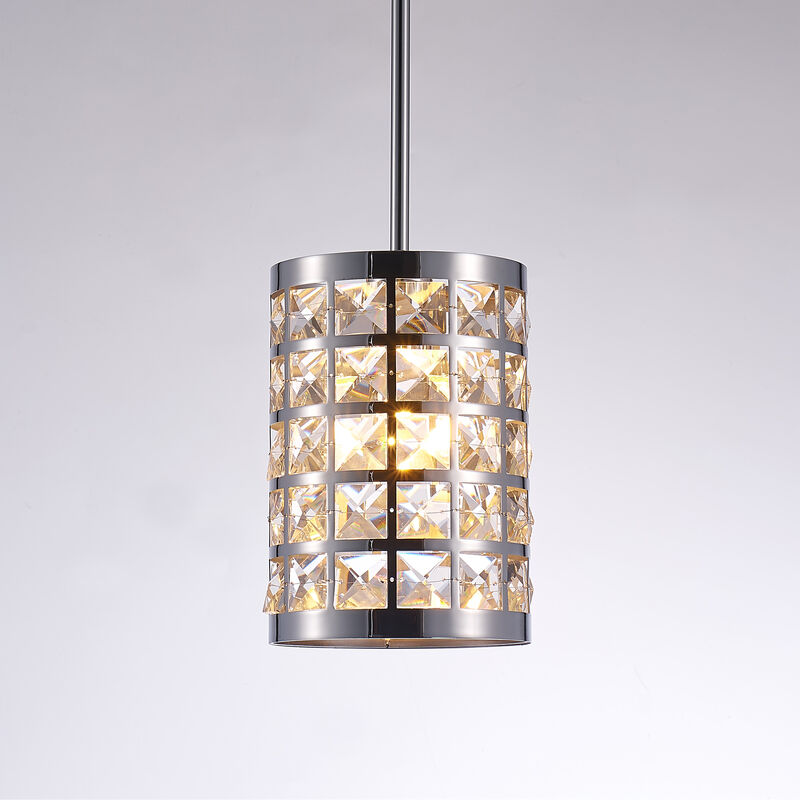 Pasargad Home Hermoza Collection Metal & Crystal Pendant Lights